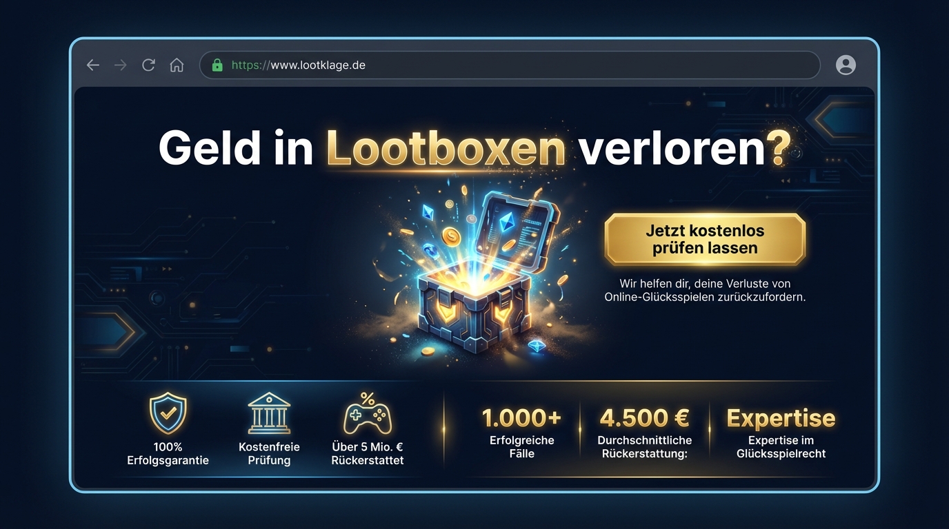 Lootklage – Legal-Tech Landing Page